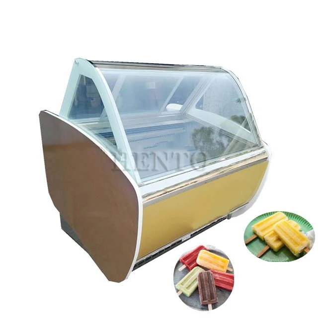 Popsicle Refrigerator Display Cabinet
